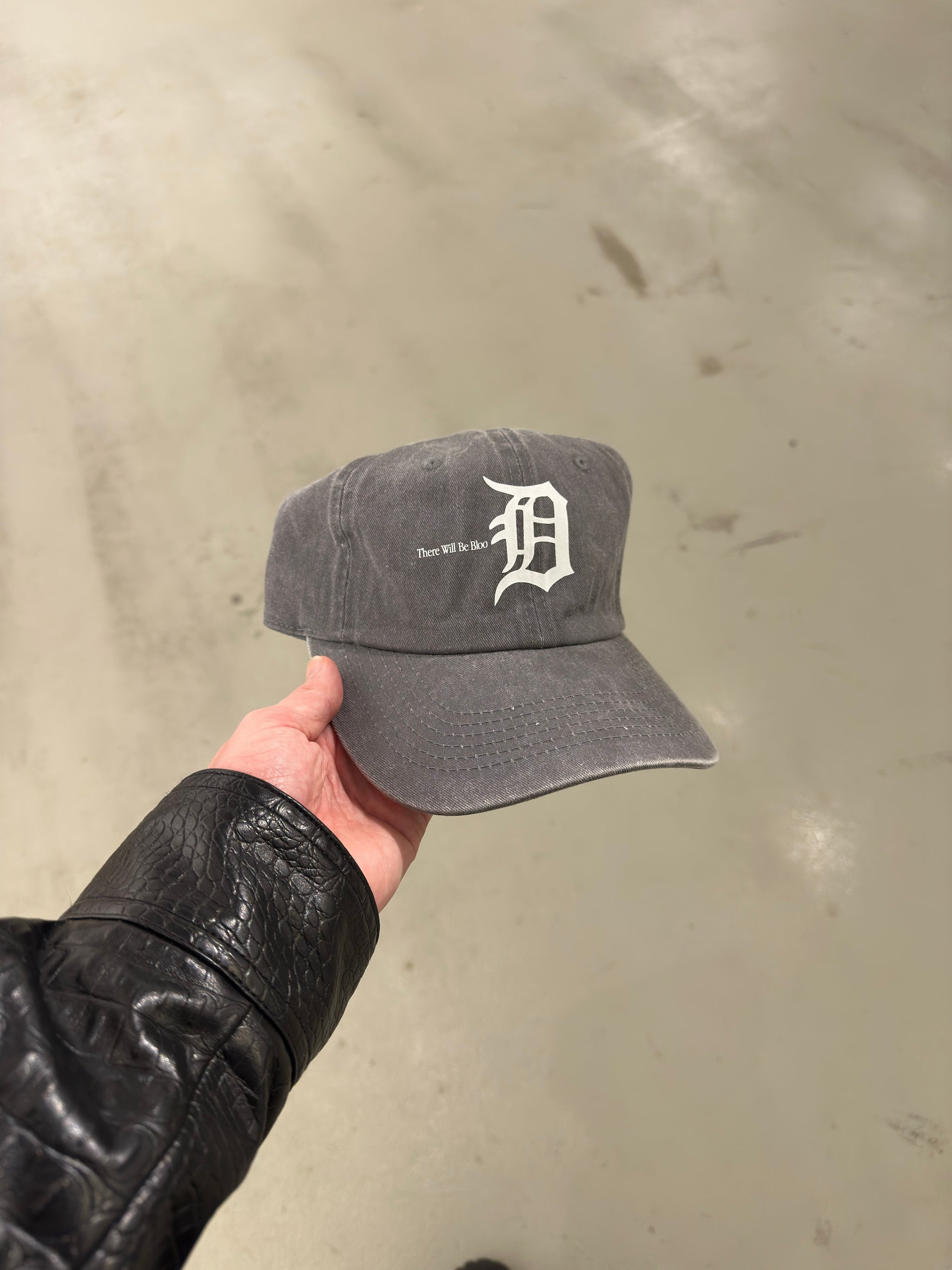 Blood Dad Cap Washed Grey